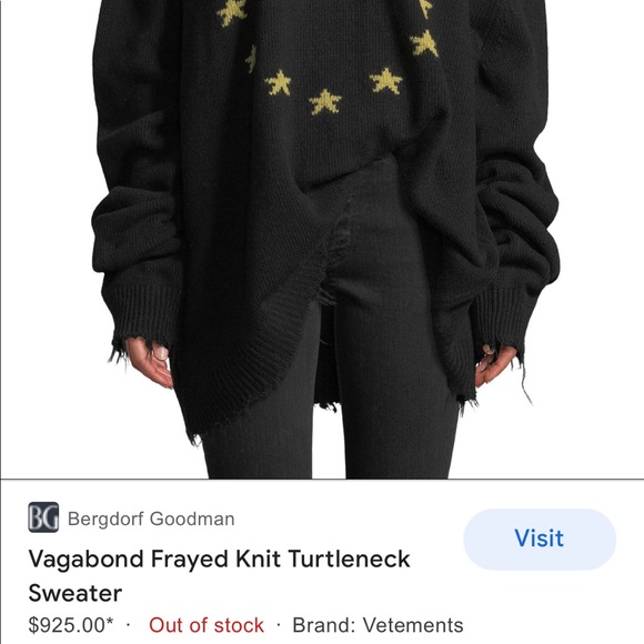 Vetements Vagabond Knit Sweater - Picture 6 of 6